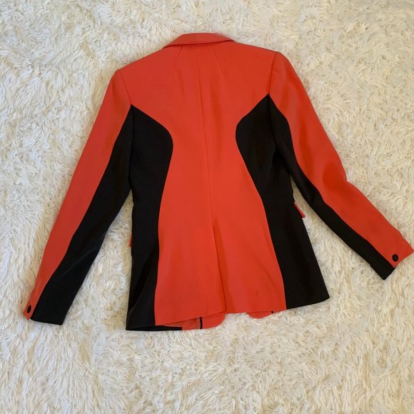 Rag & Bone Coral Color Block Barneys Co-op Blazer - Picture 7 of 9